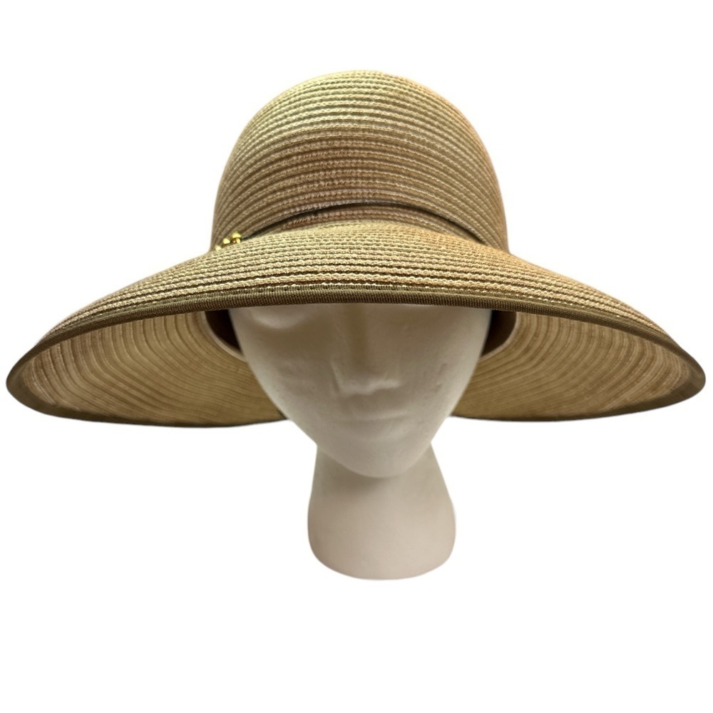 Peter Grimm Wide Brim Floppy Sun Hat Packable Cotton/Nylon EUC